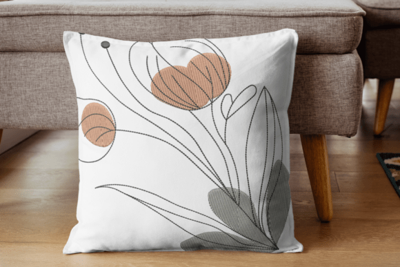 Abstract Petals: A Versatile Holiday Embroidery Design