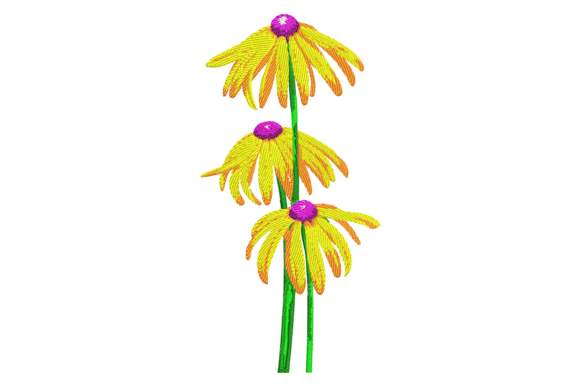 Black Eyed Susan Flowers Embroidery Review