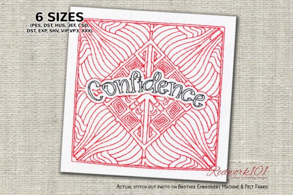 Confidence Redwork Mandala: A Seasonal Embroidery Gem