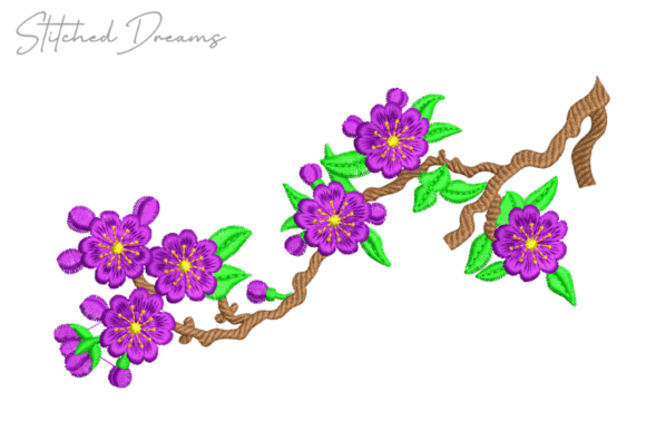 Floral Elegance: A Timeless Embroidery Design