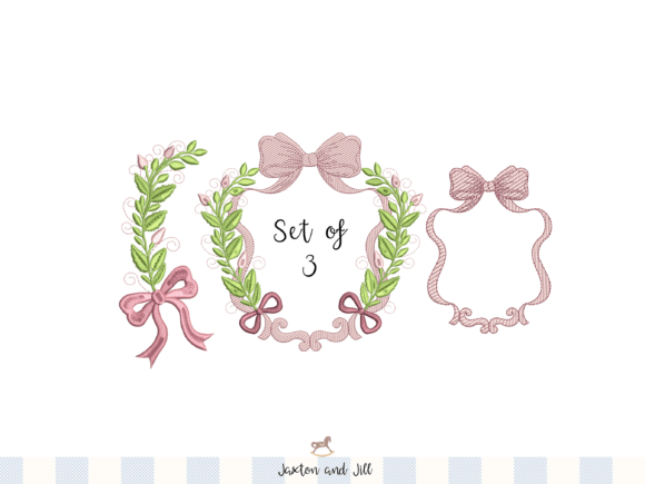 Laurel Wreath Monogram Frame for Sweatshirts