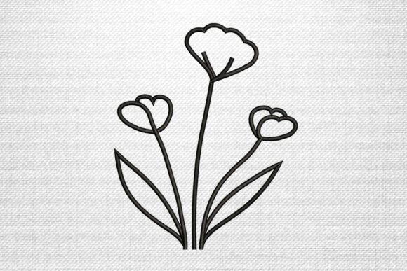 Minimalist Flower Line Art: A Versatile Design