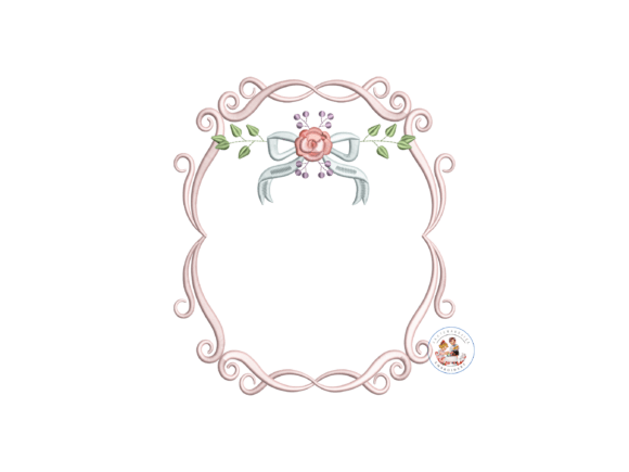 Rose Monogram Frame: A Touch of Elegance